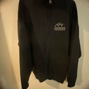 Black Half-Zip Sweater